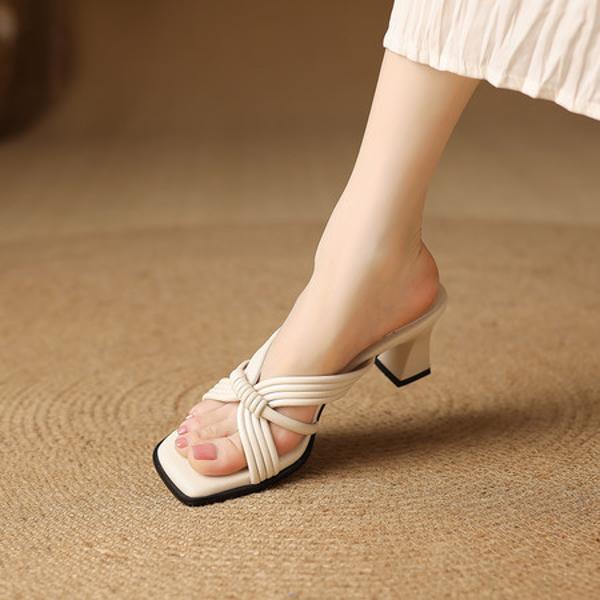 Handcrafted Luxury Leather Women's Shoes, Elegant Quality(Edfmr106)