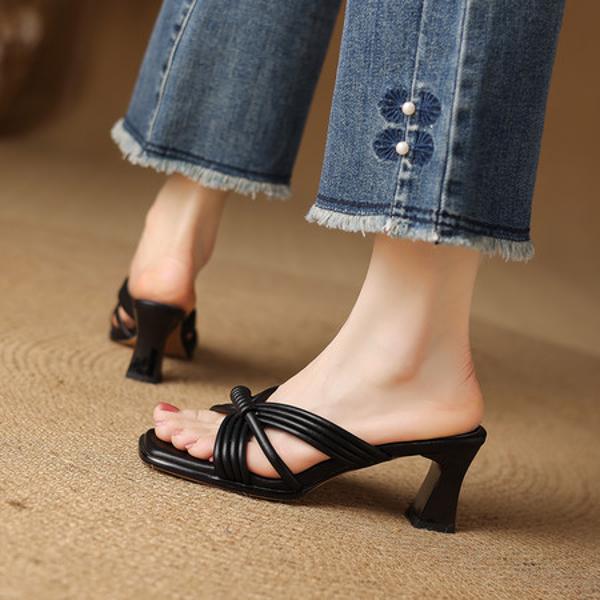 Handcrafted Luxury Leather Women's Shoes, Elegant Quality(Edfmr106)