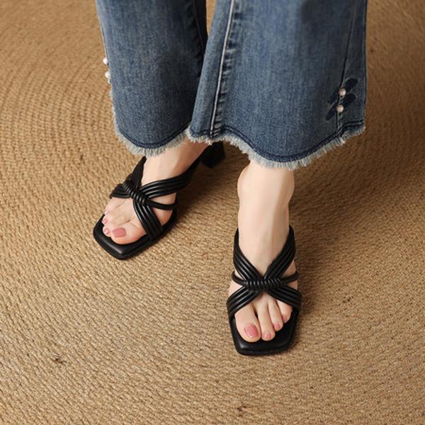 Handcrafted Luxury Leather Women's Shoes, Elegant Quality(Edfmr106)