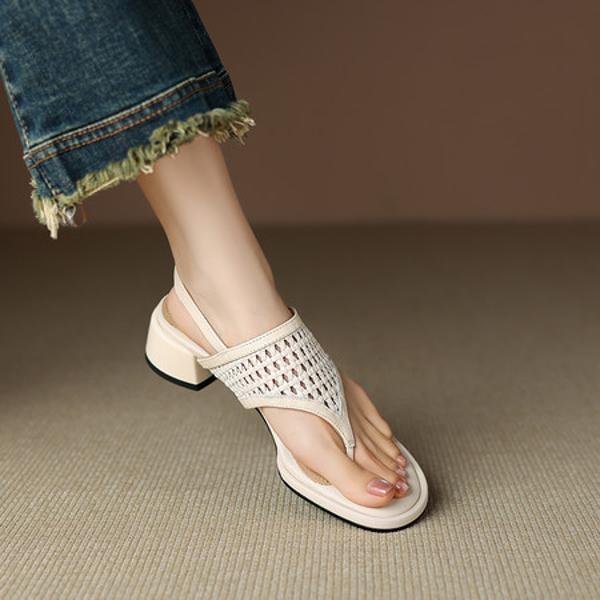 Exquisite Handcrafted Genuine Leather Women’s Shoes: Luxury Elegance(Edfmr129)