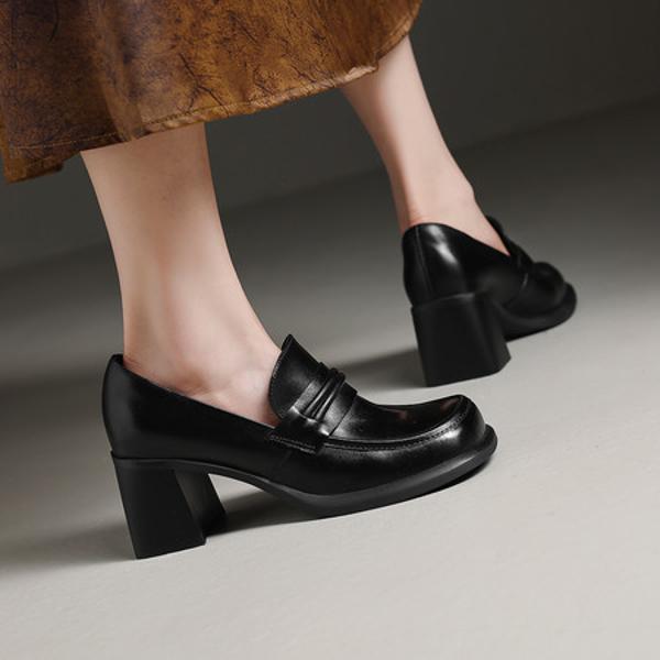 Handcrafted Leather Women’s Shoes: Elegant Luxury with Exquisite Craftsmanship(Edfmr117)