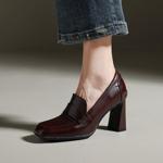 Elevate Your Style with Luxurious Handmade Leather Women's Shoes(Edfmr119)