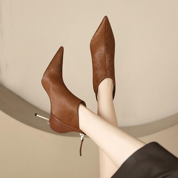 Luxurious Handmade Leather Women's Shoes: Exquisite Craftsmanship(Ediandian8GZ8122)