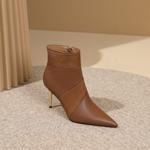 Handcrafted Leather Women's Shoes: Luxurious Elegance & Artistry(Ediandian8GZ8128)