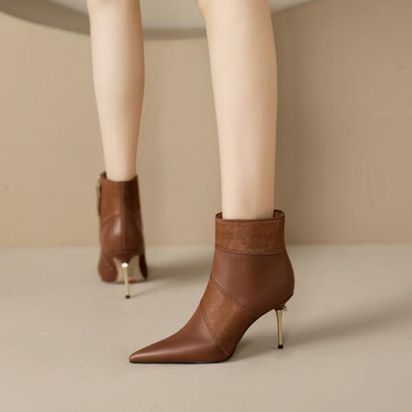 Handcrafted Leather Women's Shoes: Luxurious Elegance & Artistry(Ediandian8GZ8128)