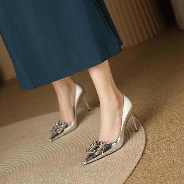 Elegant Handmade Leather Women's Shoes with Superior Craftsmanship(Ediandian82260854)