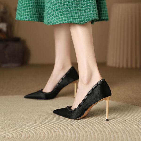 Handcrafted Luxury Leather Women's Shoes - Elegance in Every Stitch(Ediandian88153)