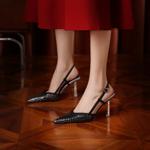 Handcrafted Leather Women's Shoes: Elegance Meets Luxurious Quality(Ediandian88163)