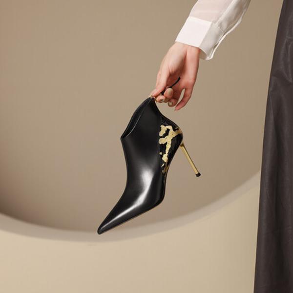 Exquisite Handmade Leather Shoes for Elegant Women(Ediandian82268523)