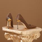 Exquisite Handcrafted Leather Women's Shoes: Luxurious Craftsmanship and Elegance(Ediandian86019)