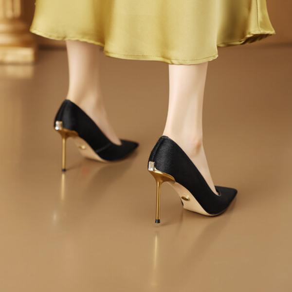 Exquisite Handcrafted Leather Women's Shoes: Luxurious Craftsmanship and Elegance(Ediandian86019)