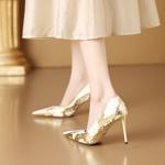 Handcrafted Genuine Leather Women's Shoes – A Touch of Luxury and Elegance(Ediandian86025)