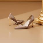 Handcrafted Luxury Leather Women's Shoes for Elegant Style(Ediandian86039)