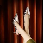 Elegantly Crafted Genuine Leather Women’s Luxury Footwear(Ediandian88189)