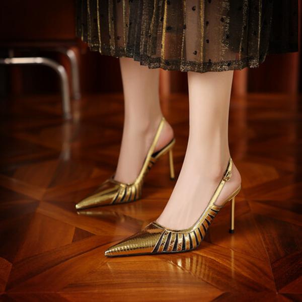 Elegantly Crafted Genuine Leather Women’s Luxury Footwear(Ediandian88189)