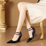 Handcrafted Genuine Leather Women's Shoes: A Fusion of Luxe Craftsmanship and Elegance(Ediandian86059)