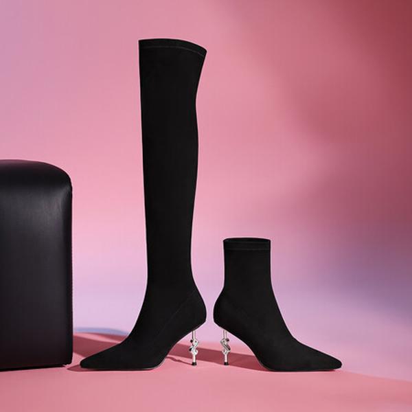 Elegant Handmade Leather Women's Shoes - Luxury Craftsmanship(Ediandian8502)