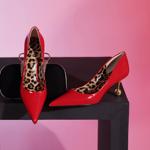 Handcrafted Leather Elegance: Luxurious Women's Shoes(Ediandian8515)