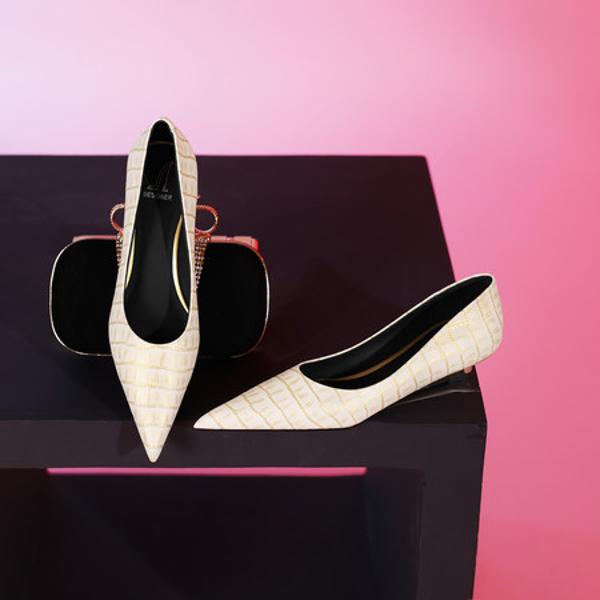 Exquisite Handcrafted Genuine Leather Women's Shoes for Elegant Luxury(Ediandian8522)