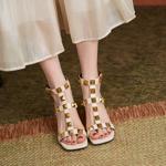 Exquisite Handmade Leather Women's Shoes: Luxury Craftsmanship and Timeless Elegance(EdidoML1087)