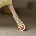 Handcrafted Leather Women's Shoes - Luxurious Elegance(EdidoML1097)