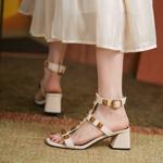 Handcrafted Leather Women's Shoes: Luxurious Elegance Redefined(EdidoCL1087)