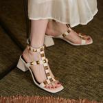 Handcrafted Leather Women's Shoes: Luxurious Elegance Redefined(EdidoCL1087)
