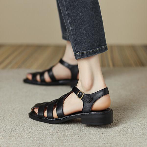 Elegant Handcrafted Leather Women's Shoes of Luxury Quality(Edido1109)