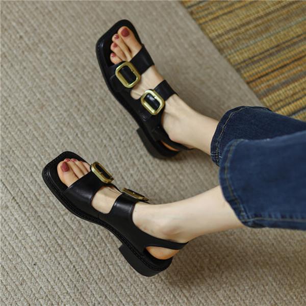 Handcrafted Genuine Leather Women's Shoes: Elegance in Every Stitch.(Edido1116)