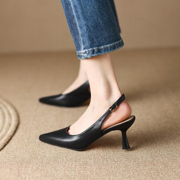 Handcrafted Luxury Leather Women's Shoes for Timeless Elegance(EdidoD3145)