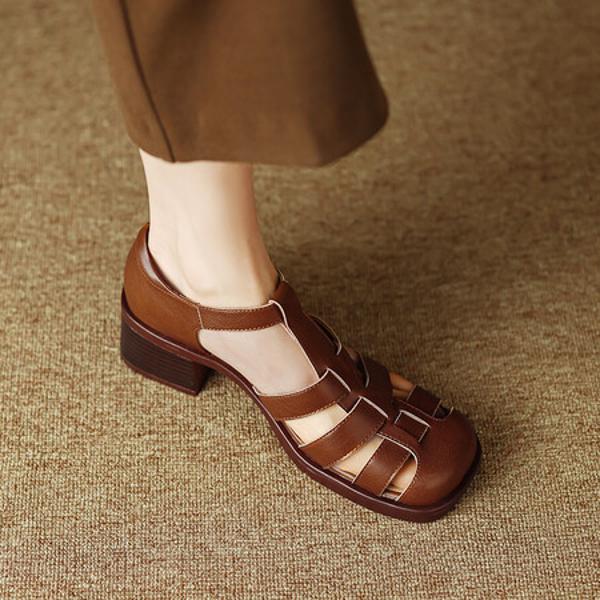 Exquisite Handcrafted Leather Women's Shoes: Luxury and Elegance(EdidoL1211)