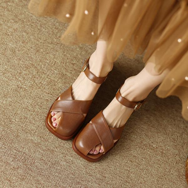 Handcrafted Leather Women's Shoes: Elegance Meets Luxury(EdidoL1221)