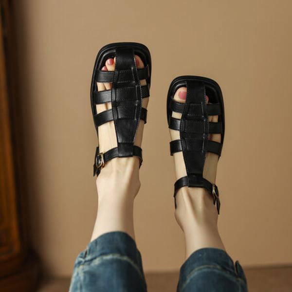 Handcrafted Luxury Leather Women's Shoes - Elegant Artisan Quality(EdidoL1223)