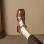 Exquisite Handcrafted Genuine Leather Women's Shoes for Elegance and Luxury(EdidoL1222)