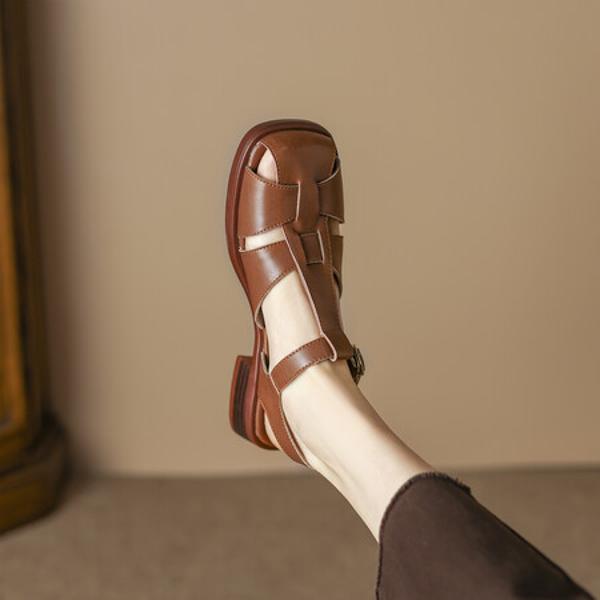 Exquisite Handcrafted Genuine Leather Women's Shoes for Elegance and Luxury(EdidoL1222)