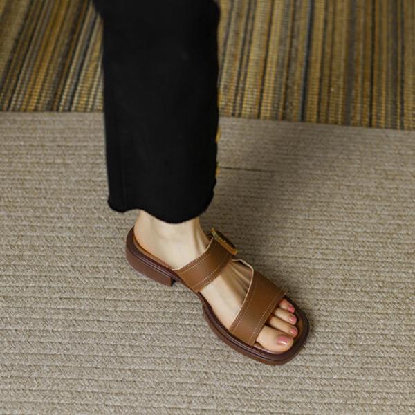 Handcrafted Luxury Leather Women's Shoes: Elegance in Every Stitch(EdidoL1119)