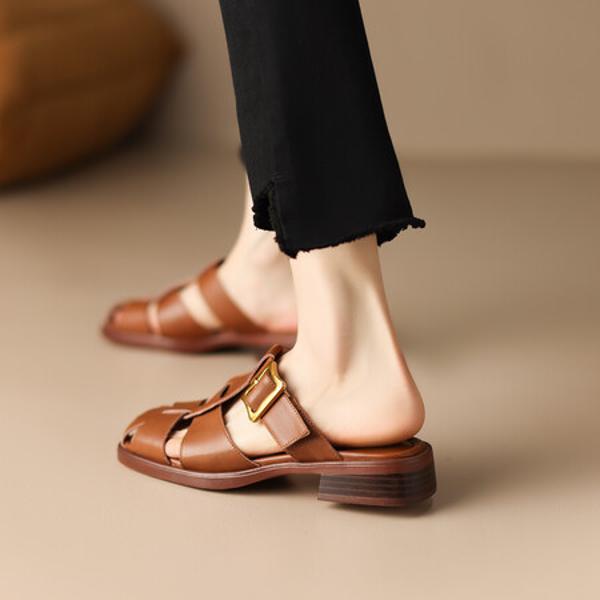 Luxurious Handcrafted Genuine Leather Women's Shoes(EdidoL1236)