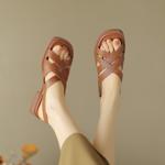 Luxury Handcrafted Genuine Leather Women's Shoes: Elegance in Every Step(EdidoL1252)