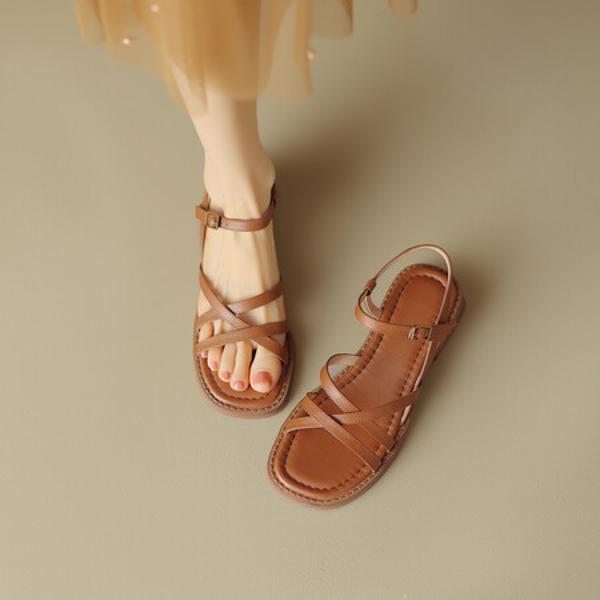 Handcrafted Luxury Genuine Leather Women's Footwear(EdidoL1268)