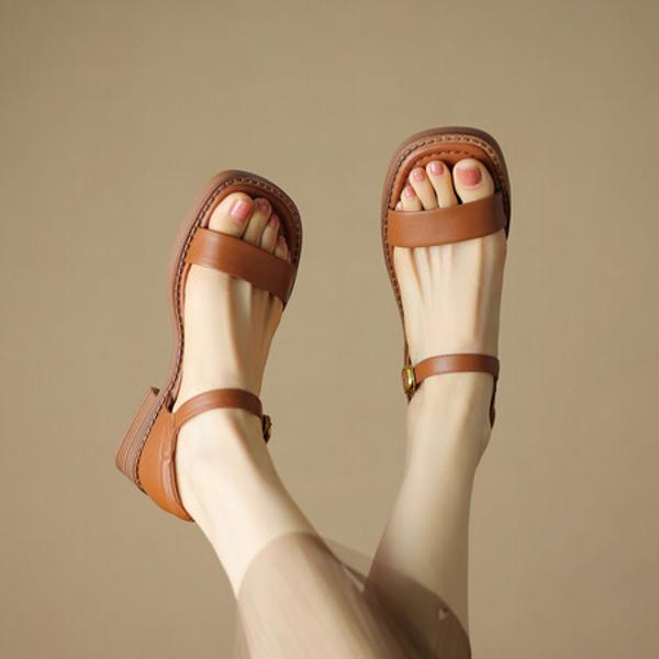 Handcrafted Luxury Leather Women's Shoes: Elegance in Every Stitch(EdidoRL1271)