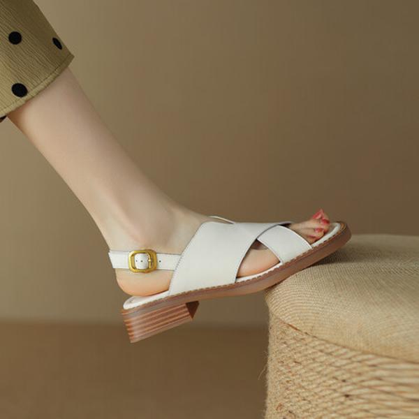 Exquisite Handcrafted Genuine Leather Women's Shoes for Elegant Luxury(EdidoRL1253)