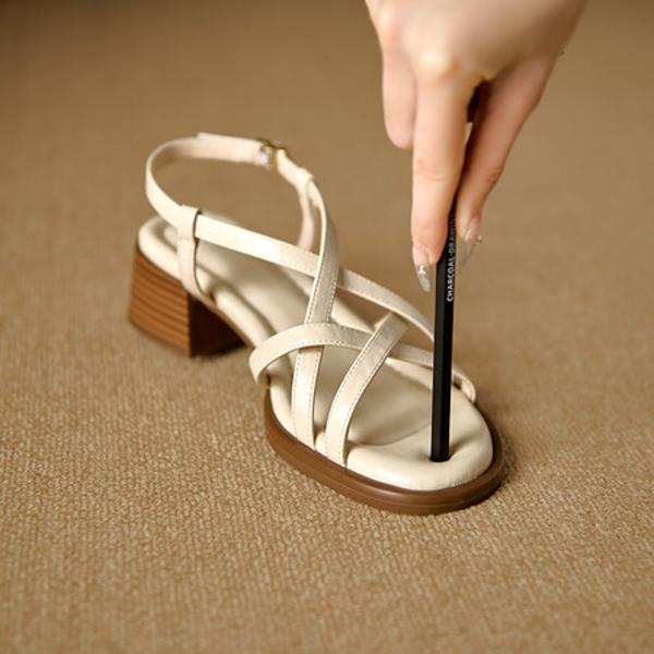 Elevate Elegance: Exquisite Handcrafted Genuine Leather Women's Shoes(EdidoL1292)