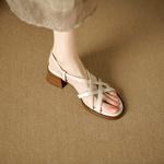 Elevate Elegance: Exquisite Handcrafted Genuine Leather Women's Shoes(EdidoL1292)