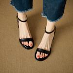 Elegant Handcrafted Leather Women's Shoes: Luxury Redefined(EdidoL1306)