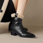 Elegant Handcrafted Genuine Leather Women's Shoes(EdidoX980)