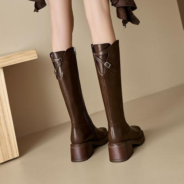 Exquisite Handcrafted Leather Women's Shoes: A Fusion of Luxury and Elegance(EdidoW7012)