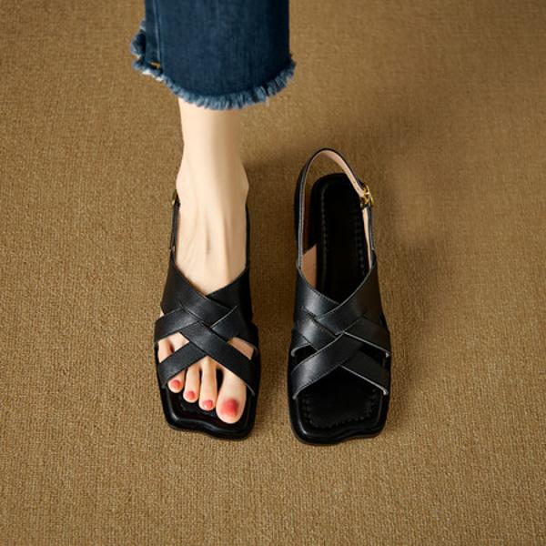 Elegant Handcrafted Genuine Leather Women's Shoes - Luxurious Craftsmanship(EdidoL1310)