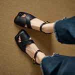 Exquisite Handcrafted Leather Women's Shoes: A Luxurious Touch of Elegance(EdidoL1311)