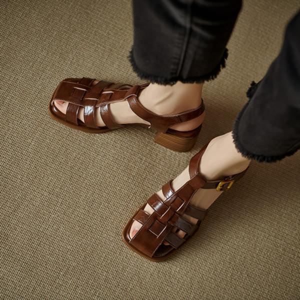 Exquisite Handmade Leather Women’s Shoes: Luxury Craftsmanship(EdidoL1335)