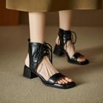 Luxurious Handmade Genuine Leather Women’s Shoes with Exquisite Craftsmanship(EdidoL1332)